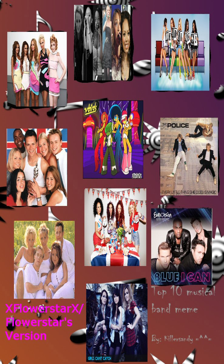 My Top 10 Bands Meme By Xflowerstarx On Deviantart My Top 10 Bands Meme By Xflowerstarx On Deviantart