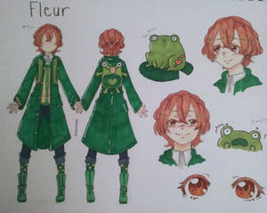 Fleur OC ref sheet