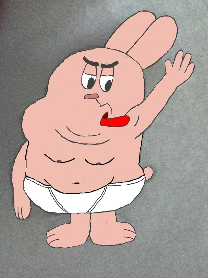 Shirtless Drawn Cartoon Boys: Shirtless Gumball Watterson in The