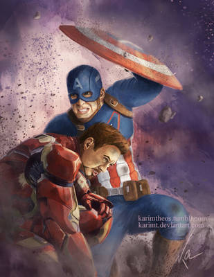 Captain America and Iron Man by KarimT