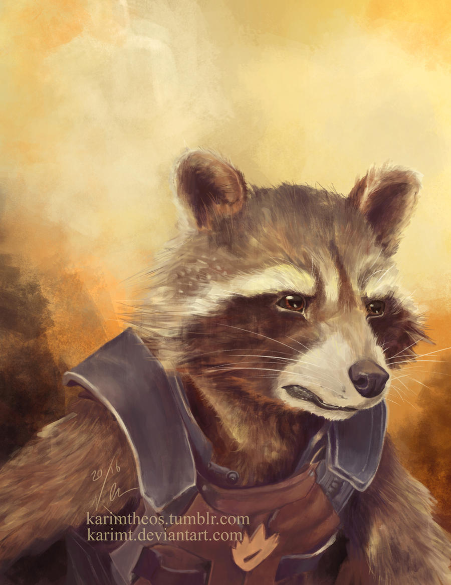 Rocket Raccoon by KarimT on DeviantArt
