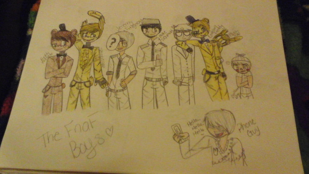 Fnaboy Note The Fnaf boys by TurtlegalFox88 on DeviantArt