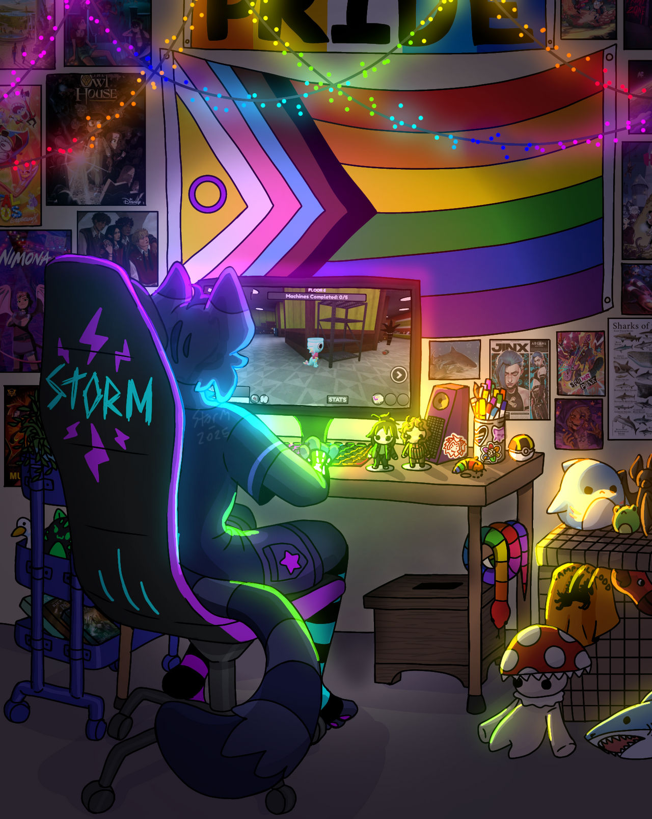 Gaming Computer Desktop Deviantart Gaming by Stormwhisker234 on DeviantArt