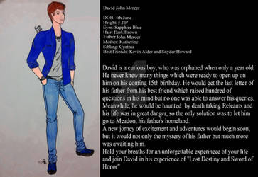 david Lost Destinys hero