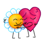 Heart and Flower Hug