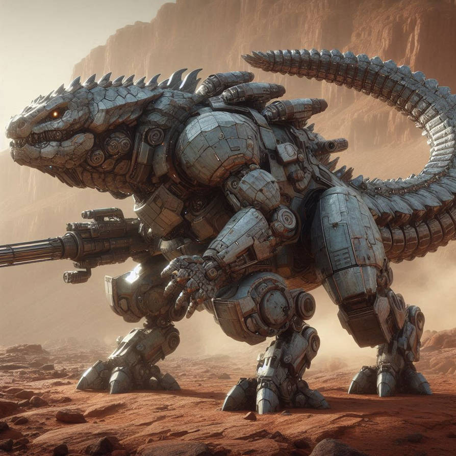 Lizard Mech Heavy Centaur Lizard mech by Decibel12 on DeviantArt