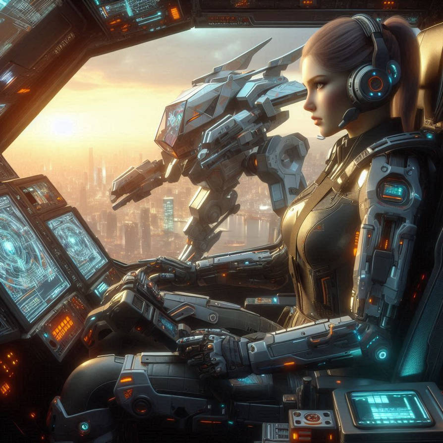 Mech Pilot Control System Battle mech pilot by Decibel12 on DeviantArt
