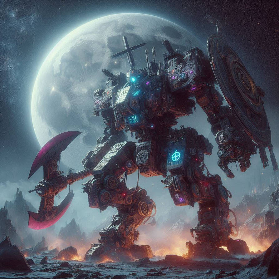Delta Rune Mech Heavy runic battle mech by Robot-Koshka on DeviantArt