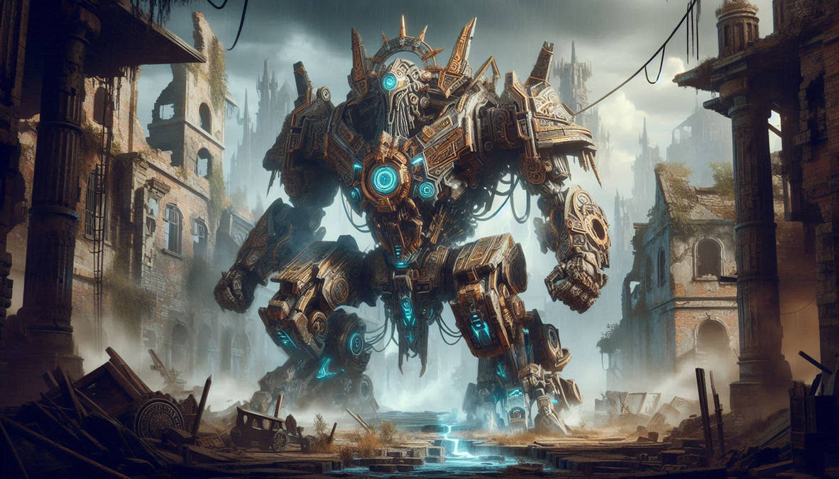Delta Rune Mech Heavy rune mech by Robot-Koshka on DeviantArt