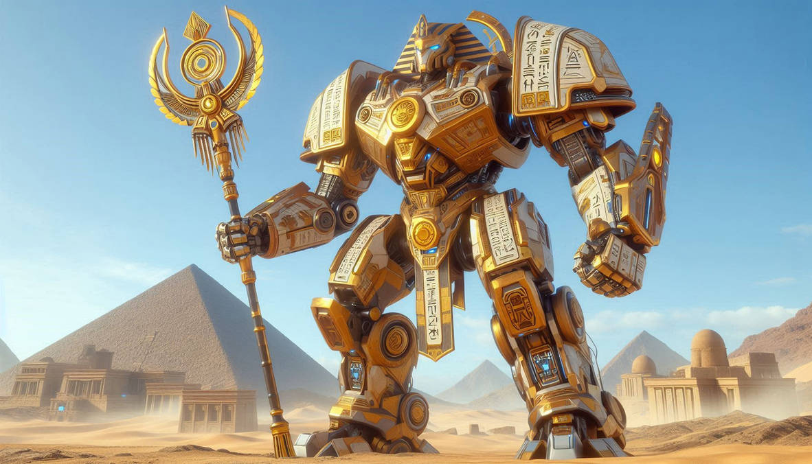 Delta Rune Mech Ancient Rune Egypt battle mech by Robot-Koshka on DeviantArt