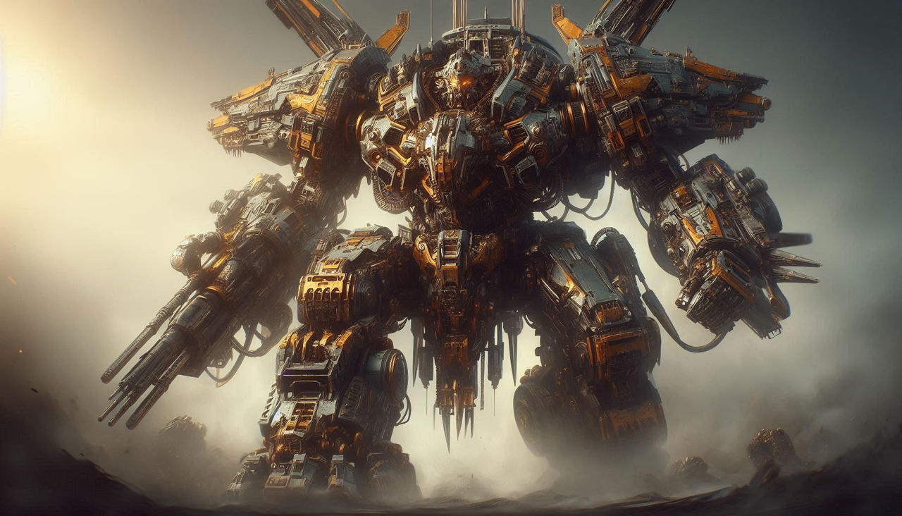 Large Fast Mech Picture Detailed heavy battle mech by Robot-Koshka on DeviantArt