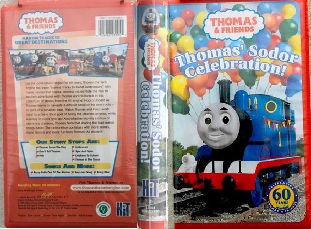 Thomas' Sodor Celebration VHS Clamshell Cover by