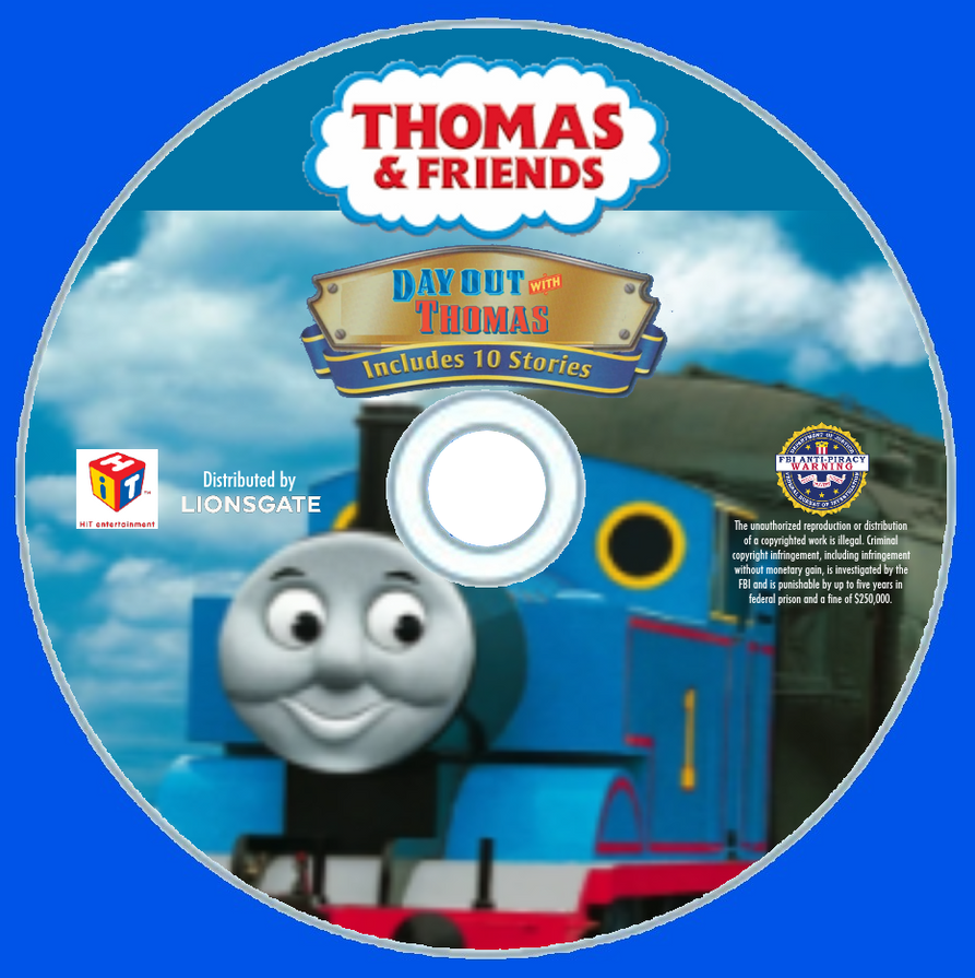 Day Out with Thomas DVD Disc by MaksKochanowicz123 on DeviantArt