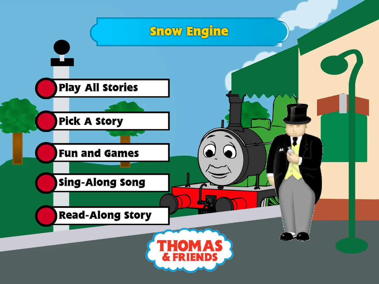Snow Engine DVD Menu by MaksKochanowicz123 on DeviantArt