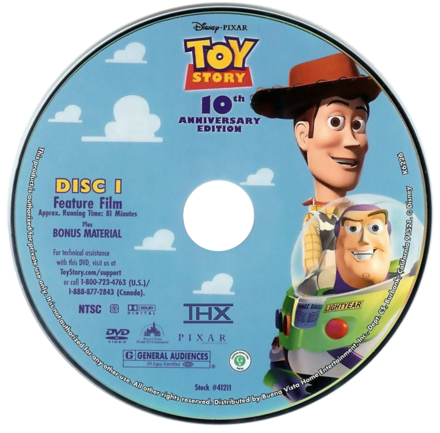 Toy Story: 10th Anniversary Edition D1 (THX Logo) by MaksKochanowicz123 ...