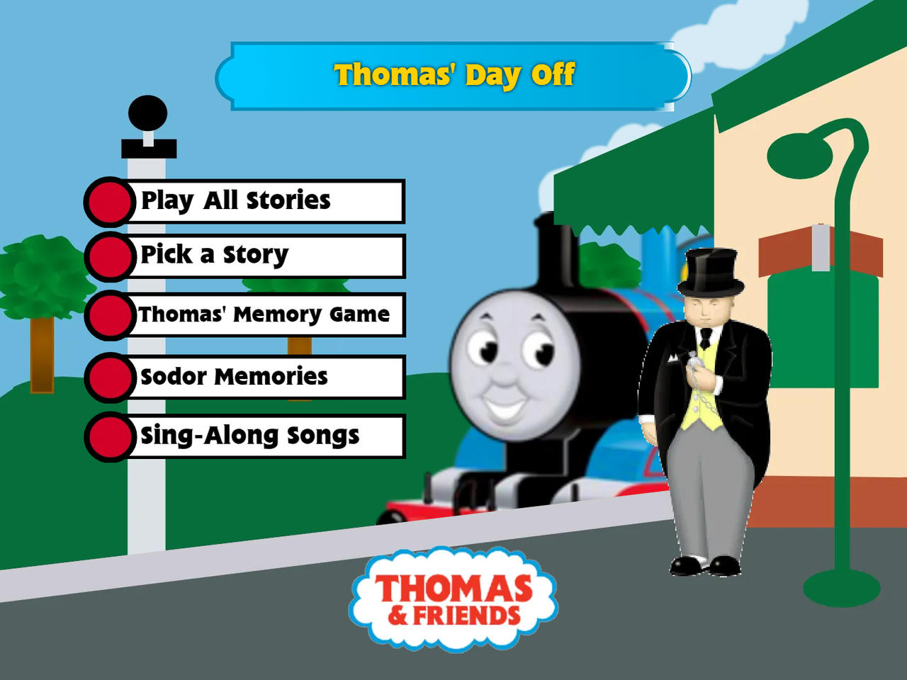 Thomas' Day Off DVD Menu by MaksKochanowicz123 on DeviantArt