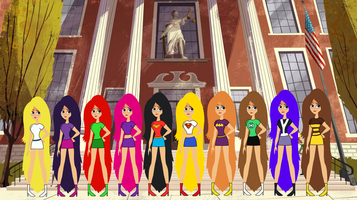 The Girls Of DC Comics by Gabediva04 on DeviantArt