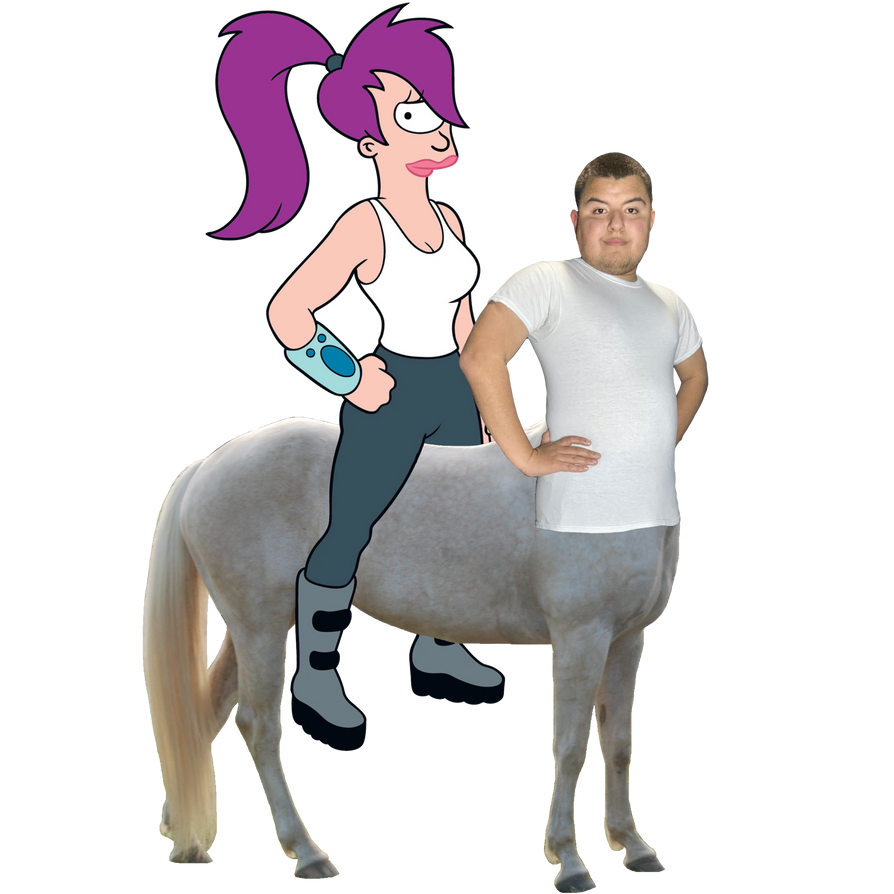 Turanga Leela Riding On Gabriel The Centaur by Gabediva04 on DeviantArt