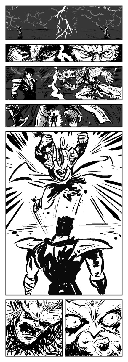 Fist of the NorthStar vs Arishok quick pages