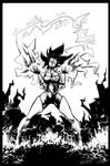 Charger BW -$7 commission art by ADE by ADE-doodles