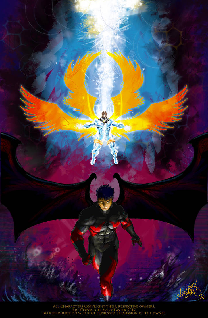 BatKing and Gilead by Avery Easter 2017 by ADE-doodles BatKing and Gilead by Avery Easter 2017 by ADE-doodles