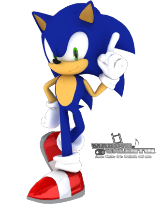 1st Sonic 3D Render Test