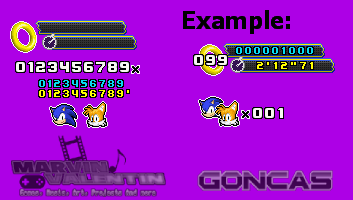 Sonic 4 Epi 2 HUD Sprite Ver. 2