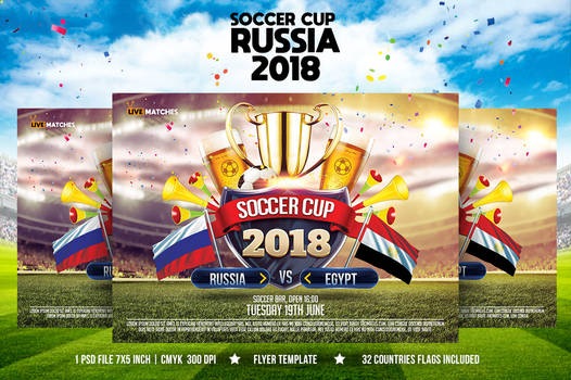 Soccer Cup Flyer Template