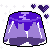 Purple Pudding ~ Free icon / avatar pixel art