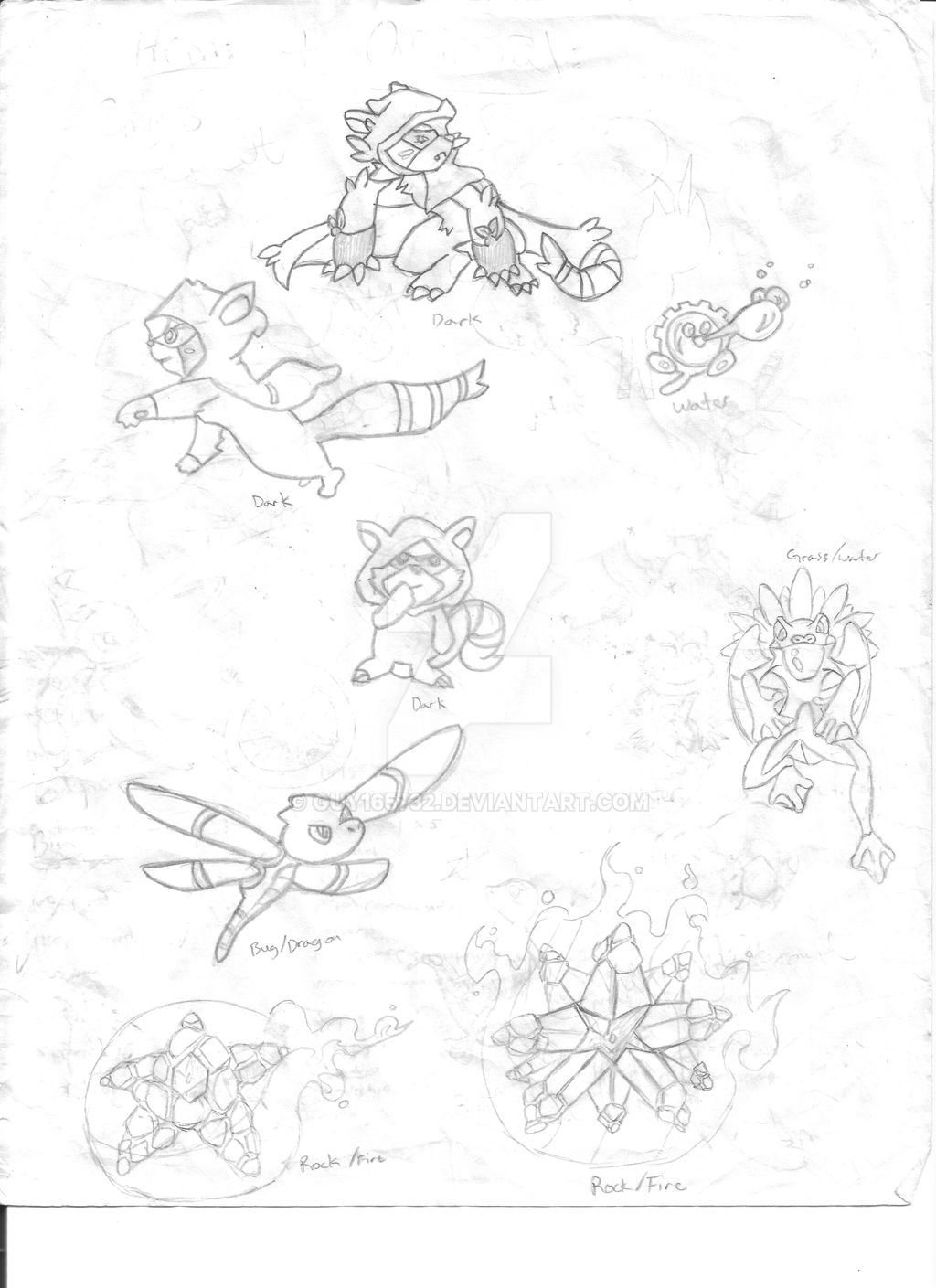 Preview 1st fakemon set by guy165732 on DeviantArt