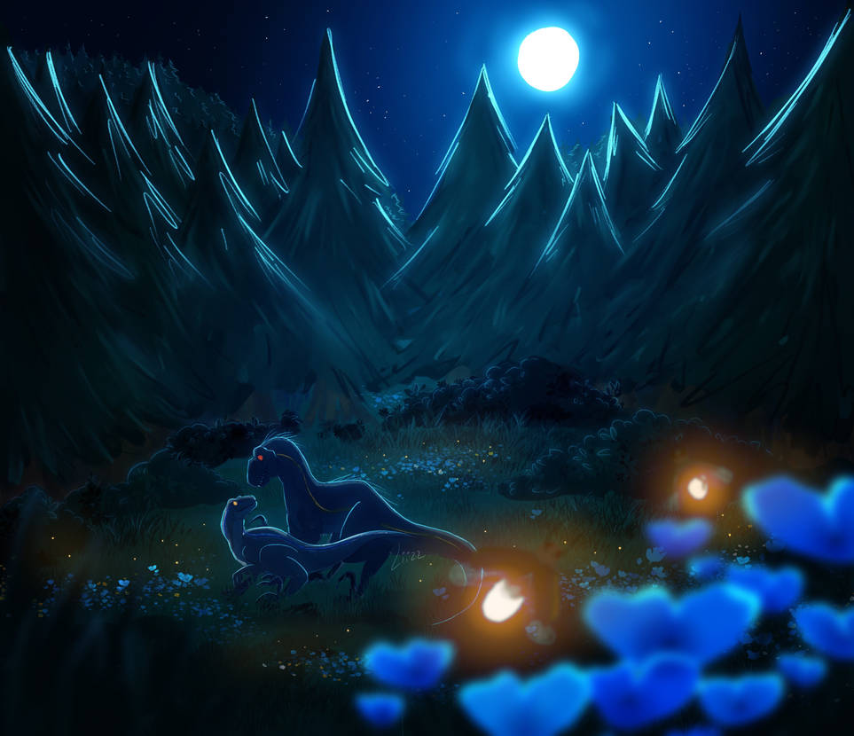 Blue Night by L-ii-zz on DeviantArt