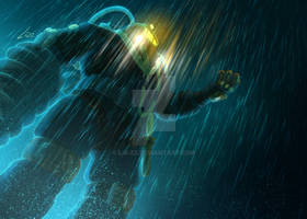 The Ocean On His Shoulders