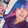 Stocking Cosplay Wig Test