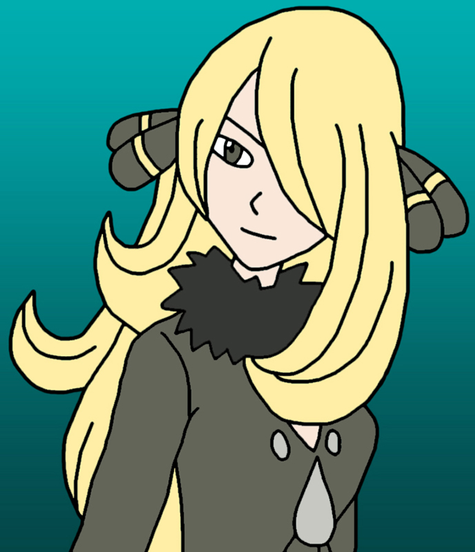 Sinnoh Champion Cynthia by Geordinho on DeviantArt