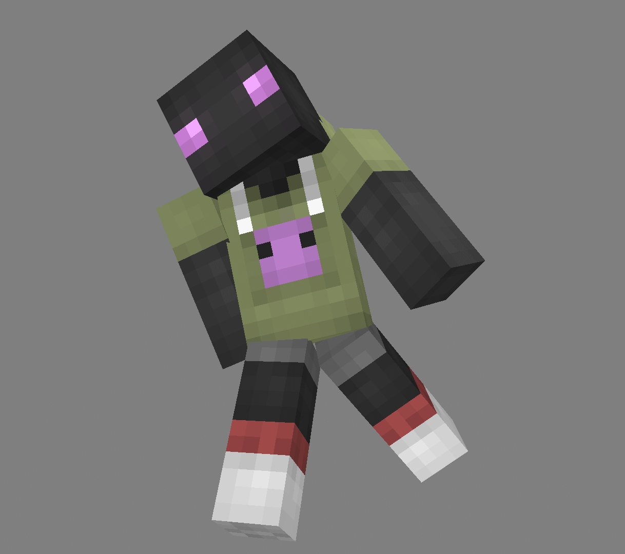 Cute Enderman In Shorts / Minecraft Skin by hunterk77 on DeviantArt