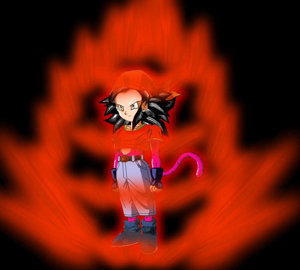 Introducing, Super Saiyan 4 Pan! #fypシ #foryoupage #pan #supersaiyan #