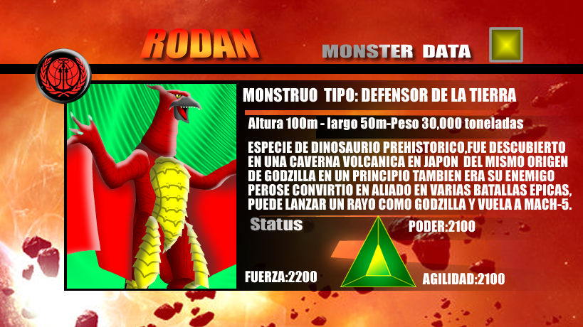 RODAN card status by mayozilla on DeviantArt