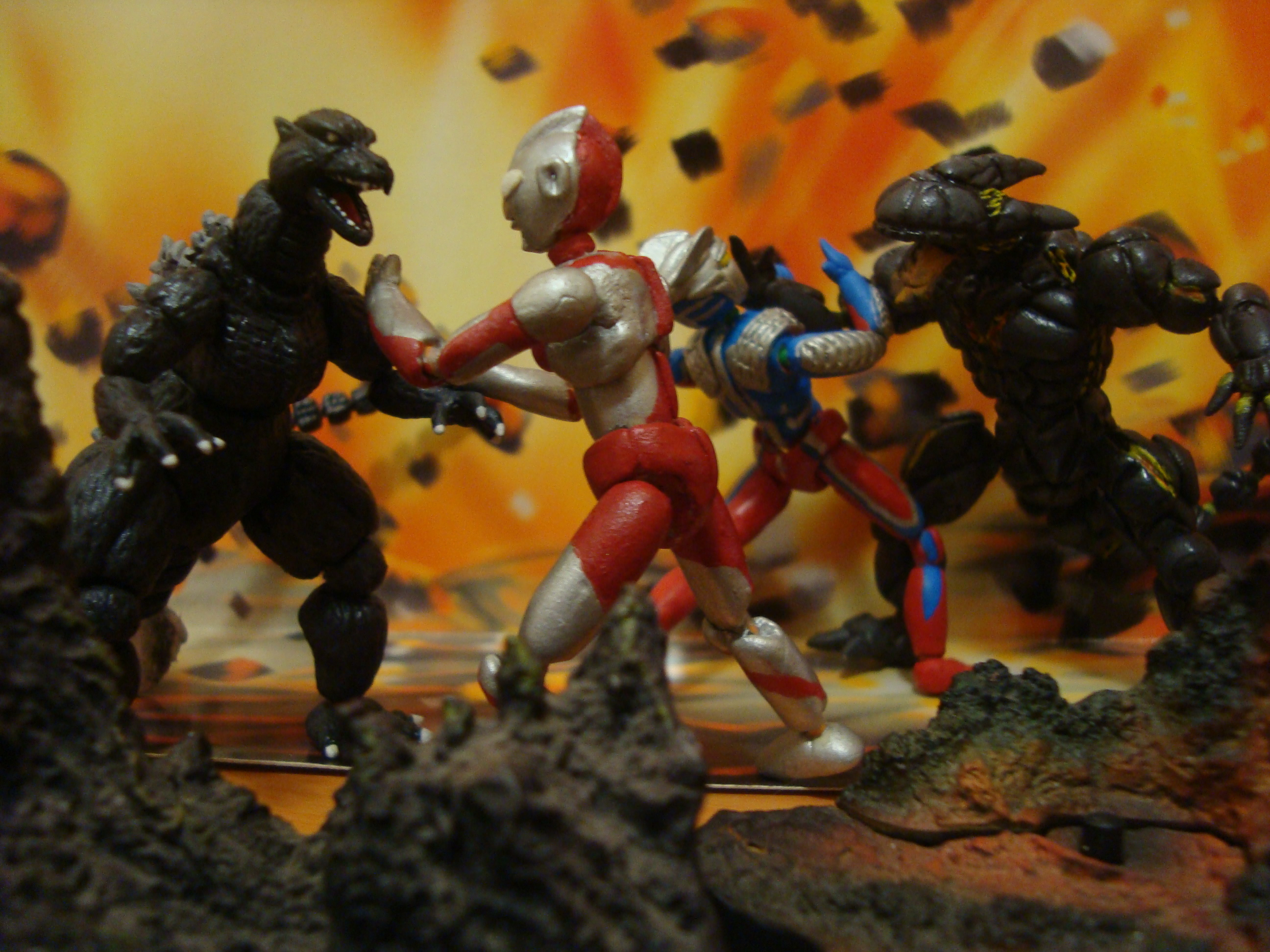 Kaiju Melee G Vs U Zero Vs O By Mayozilla On Deviantart