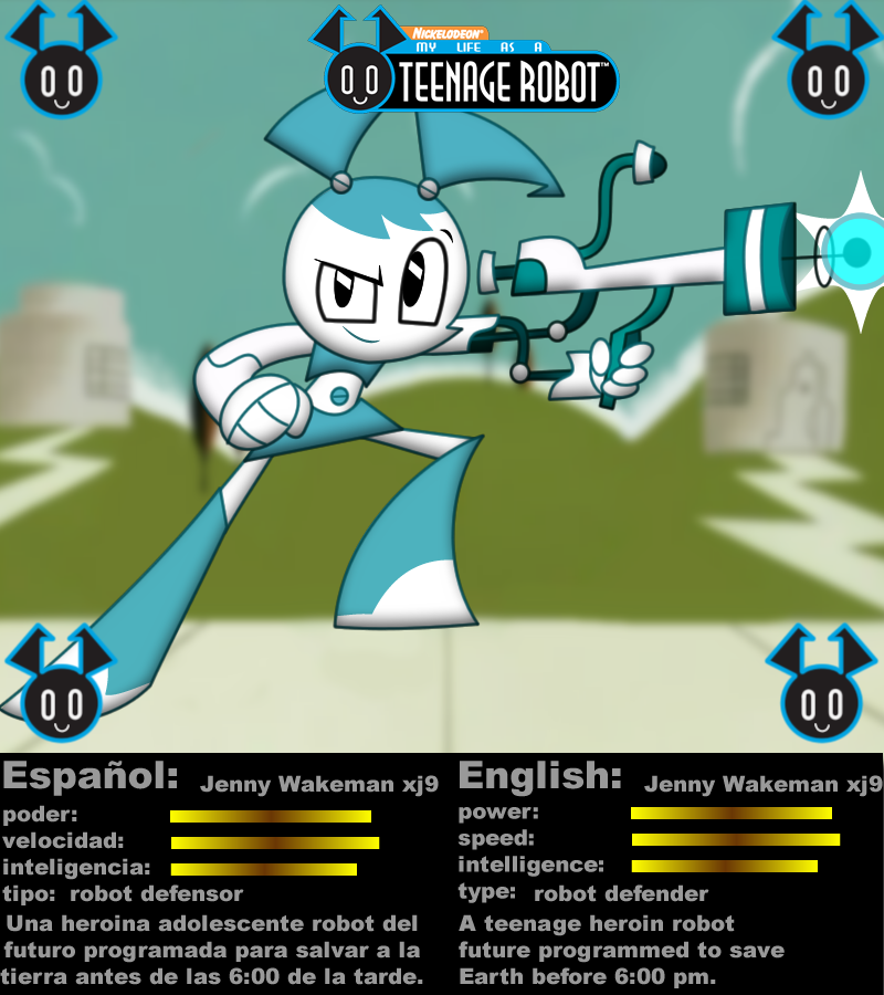 My Life as A Teenage Robot SVG Jenny Wakeman XJ9 -  Hong Kong