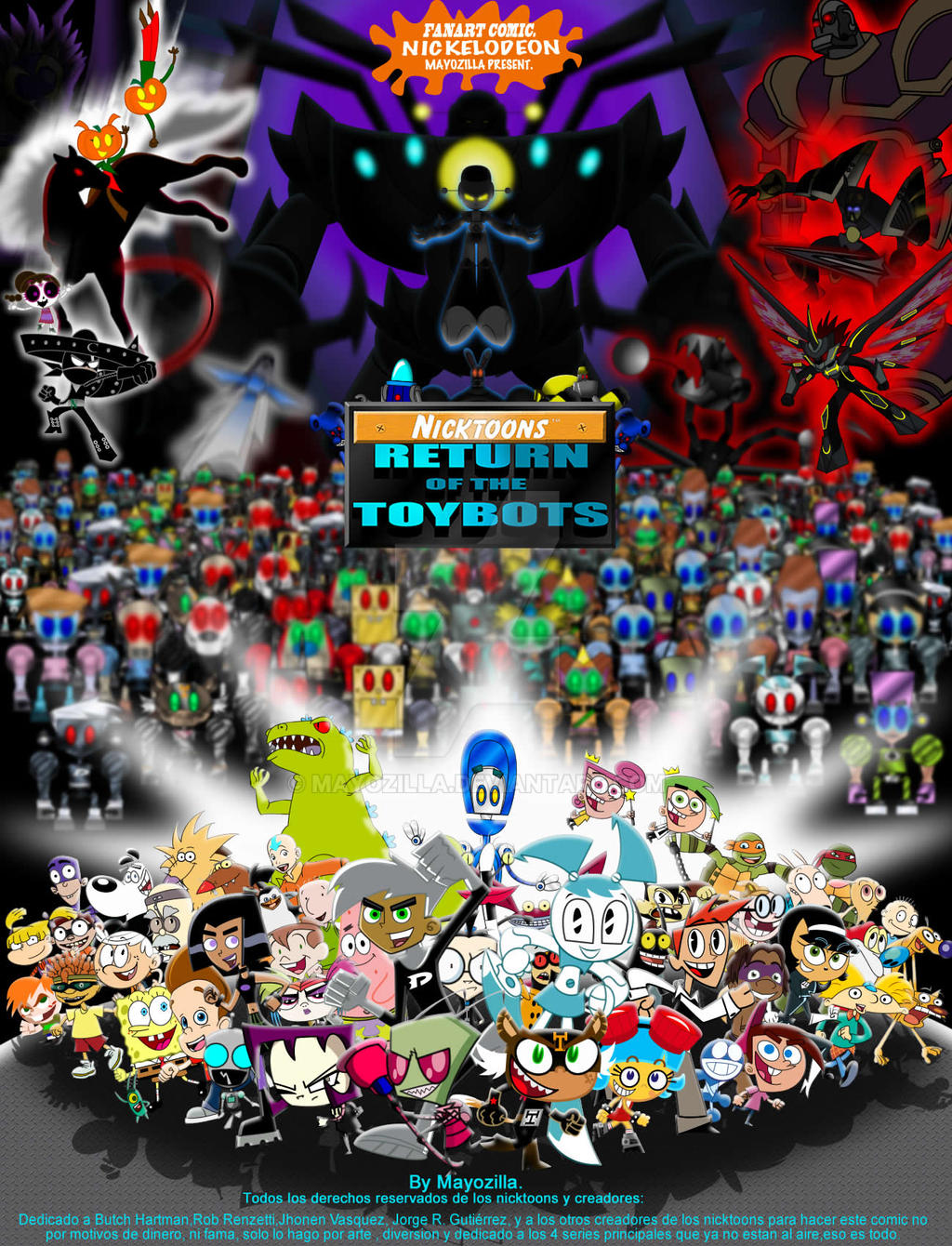 Nicktoons comic poster 9 redit by mayozilla on DeviantArt