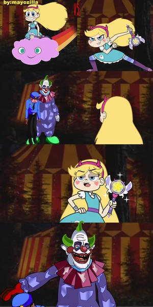 Star Butterfly vs Jumbo killer klown