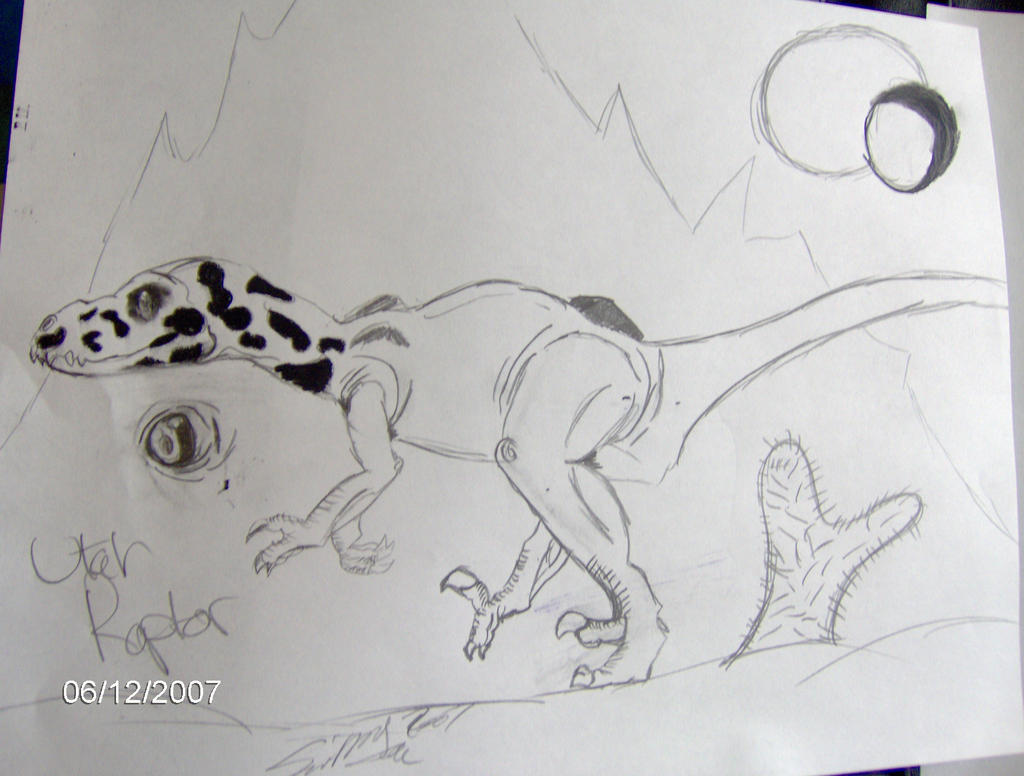 Pouncing Raptor Drawing Raptor by JPdude1332 on DeviantArt