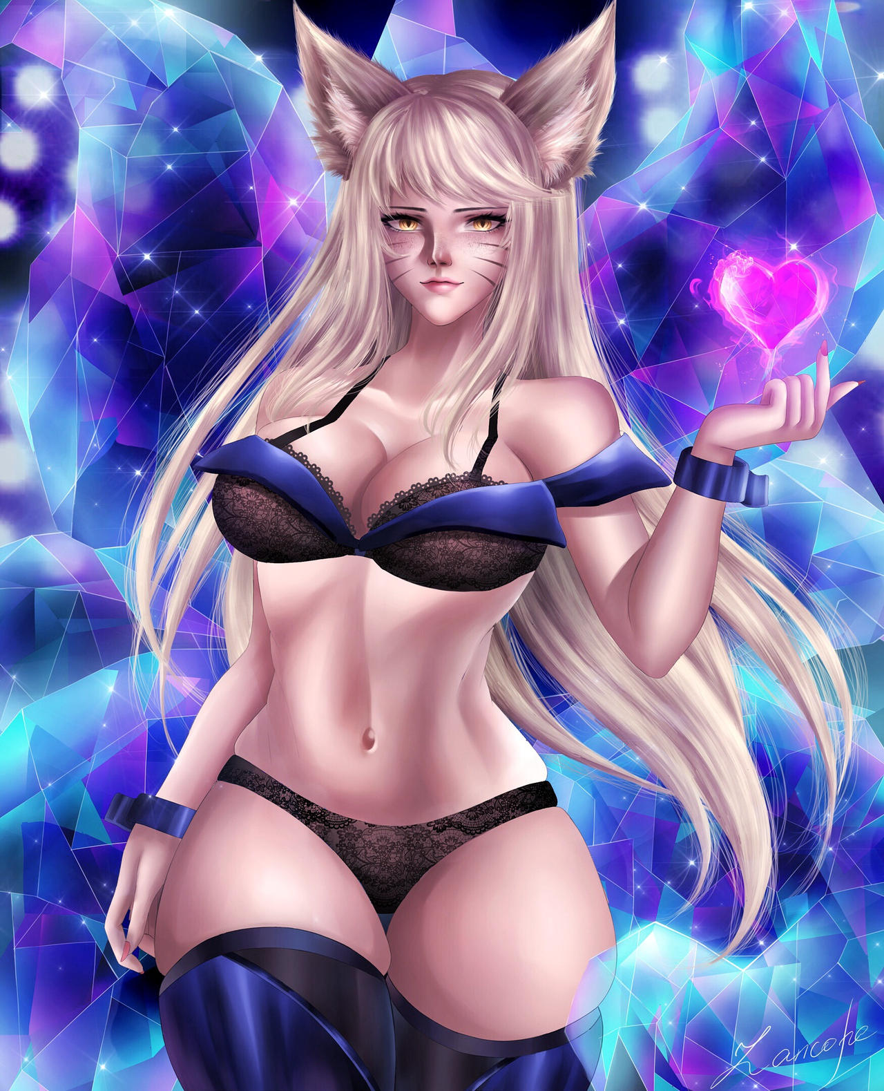 KDA Ahri By MilkaElRinka On DeviantArt kda-ahri-by-milkaelrinka-on-deviantart