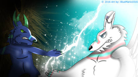 Battle of the Triads by BlueMario1016