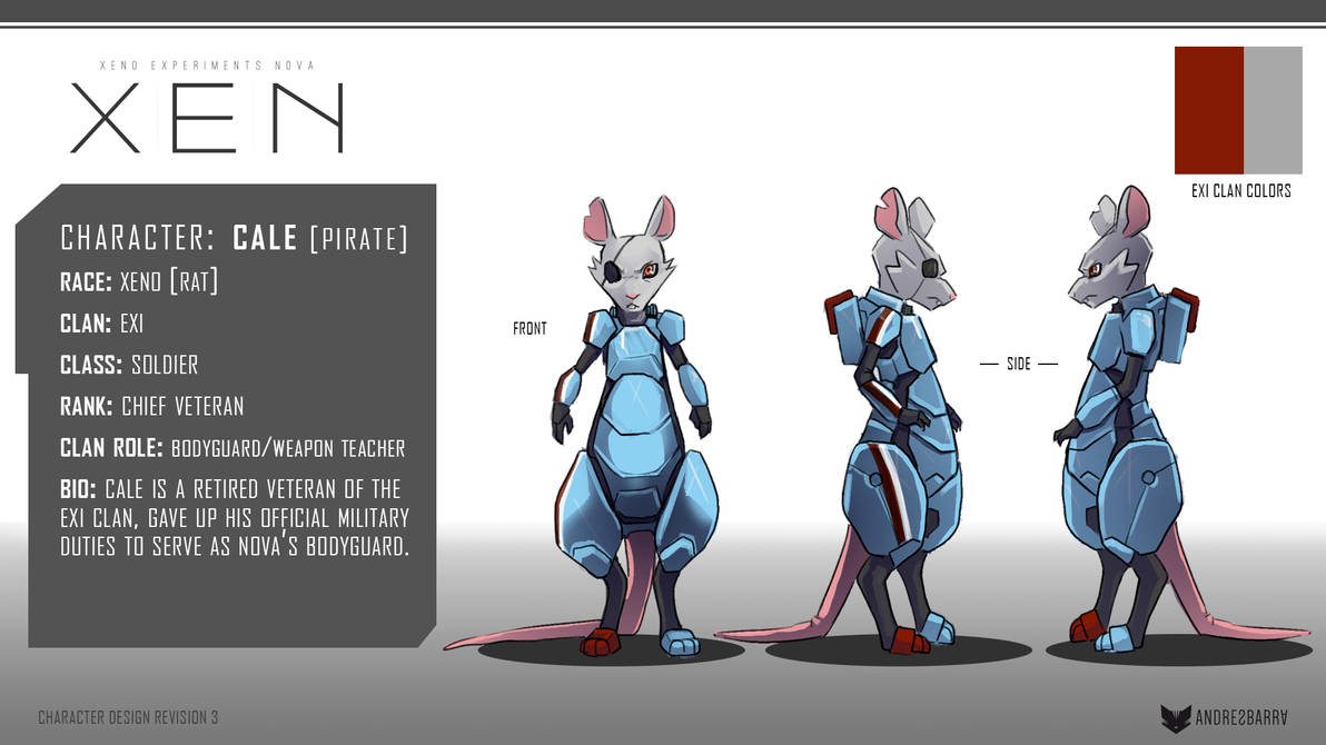 Xen Cod Pirate - XEN Character sheet by Kiaun on DeviantArt