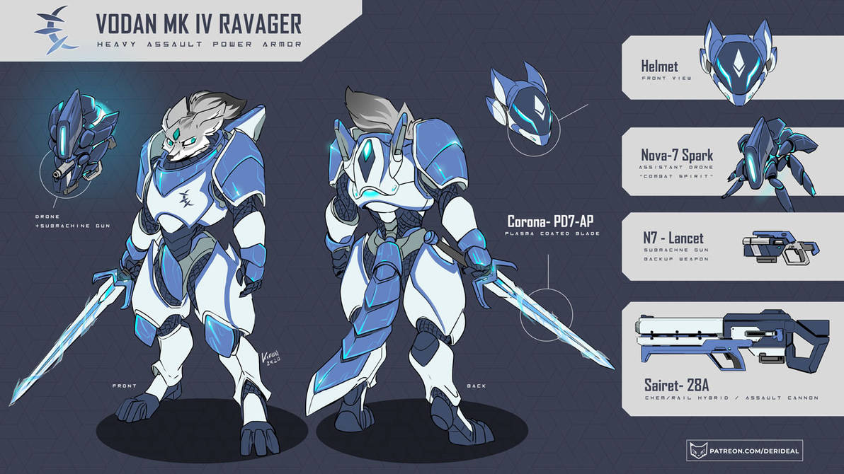 VODAN MK IV Ravager armor by Kiaun on DeviantArt