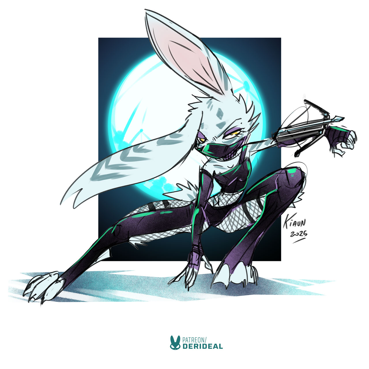 Ninja rabbit by Kiaun on DeviantArt