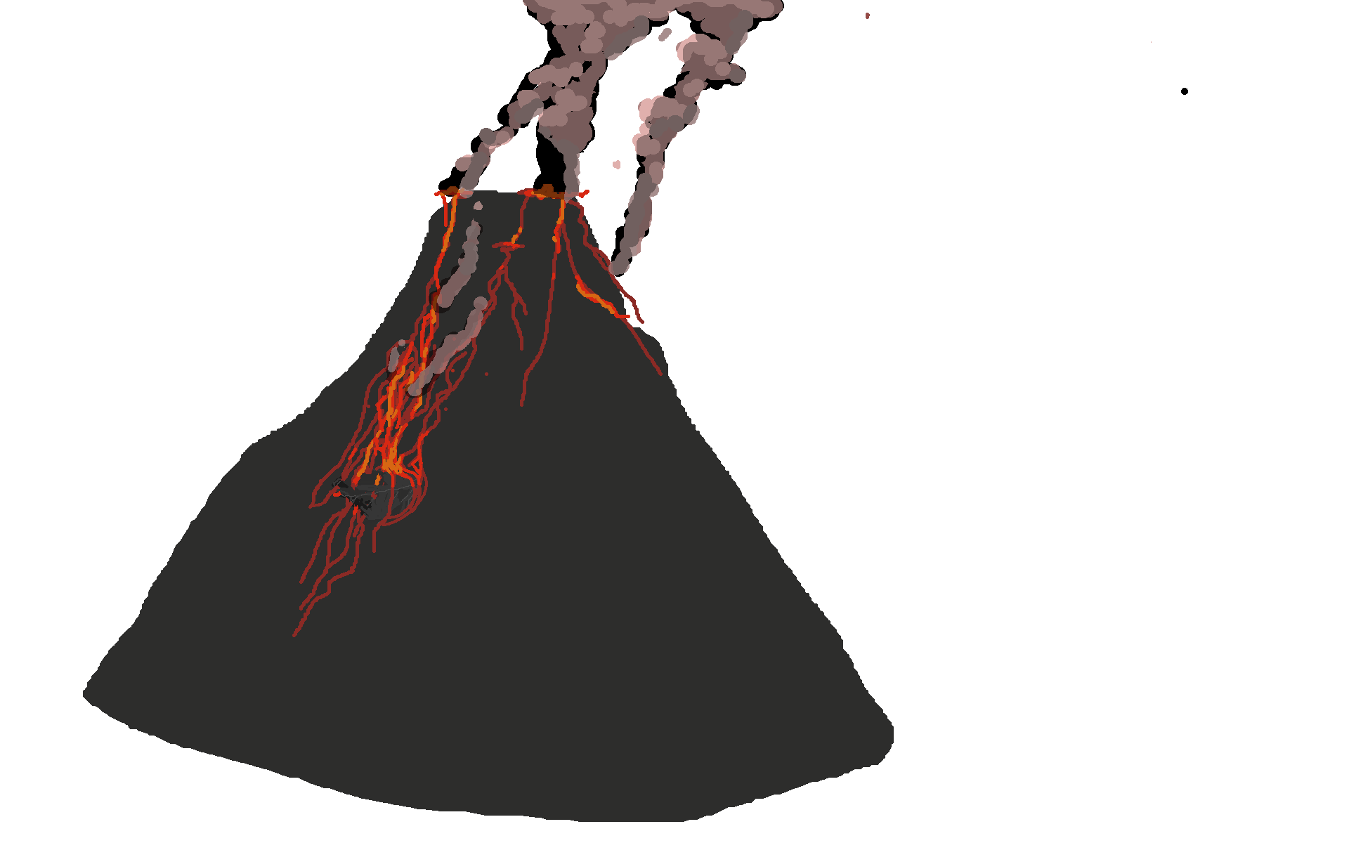 Volcano by SangFe on DeviantArt Volcano by SangFe on DeviantArt
