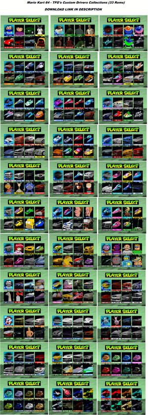 MK64 - TFG's Custom Drivers Collections (ROM Hack) by TeamFaustGames MK64 - TFG's Custom Drivers Collections (ROM Hack) by TeamFaustGames