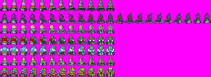 Sprite Edits - TFG Villains Characters SMK-Style